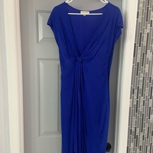 Process plunging neckline dress (MIDI)